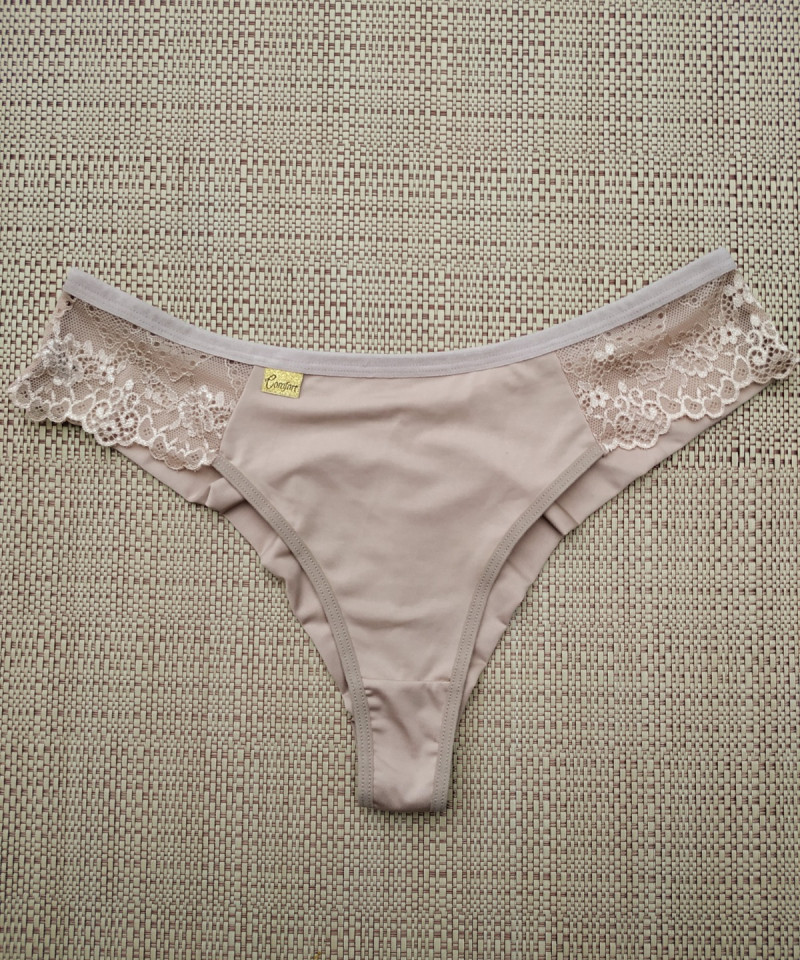 Calcinha Fio Duplo Plus – Dany — Calcinhas Femininas, Calcinhas Plus Size — SKU 485029. Cor: Lilás, Romance, Marinho, Rubro. Tamanho: 48, 50, 52