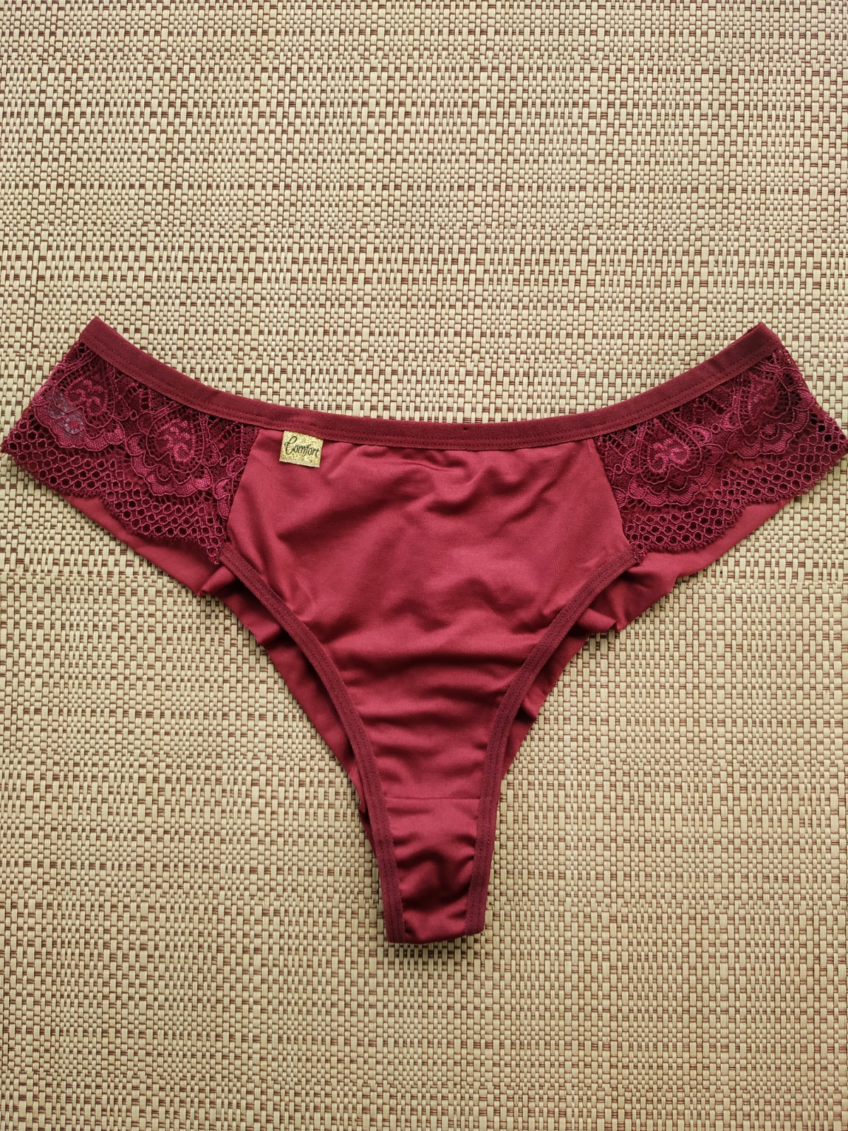 Calcinha Fio Duplo Plus – Dany — Calcinhas Femininas, Calcinhas Plus Size — SKU 485029. Cor: Lilás, Romance, Marinho, Rubro. Tamanho: 48, 50, 52