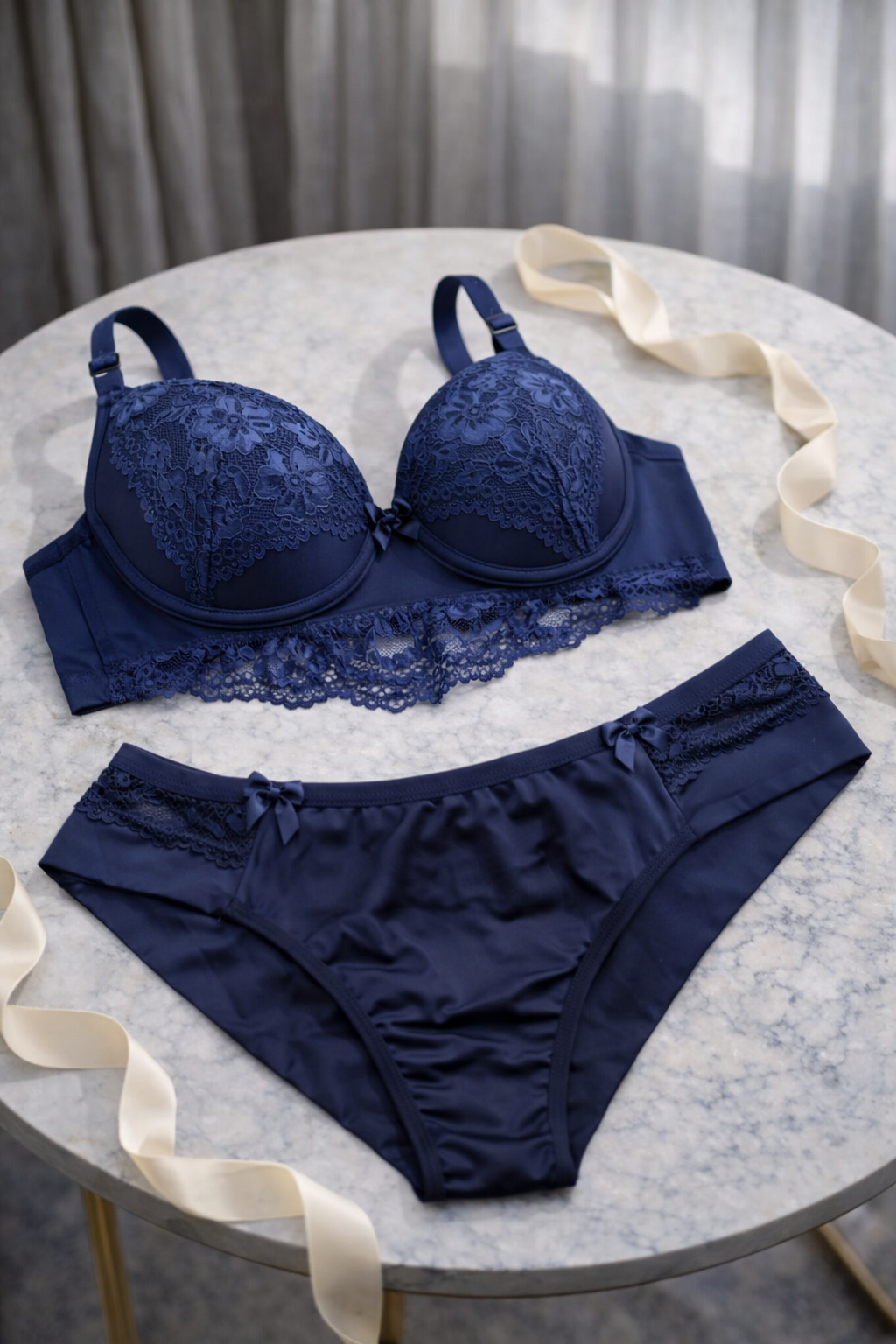 Conjunto Néia — Conjuntos de Lingerie, Conjuntos Plus Size — SKU 317217. Cor: Romance, Marinho, Rubro, Preto. Tamanho: GG, 48, 50, 52