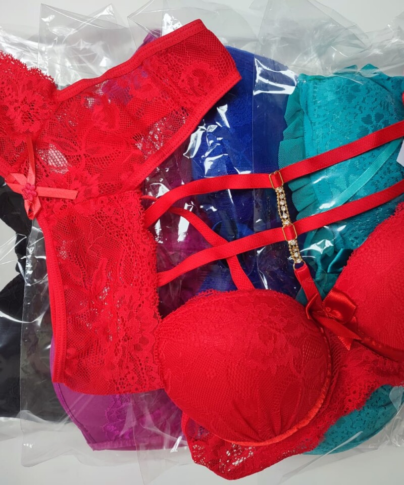 Lote de Calcinhas e Conjuntos para Revenda – Queima de Estoque — Kits de Lingerie — SKU lote-1